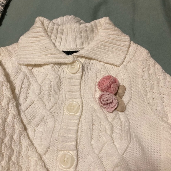 Cynthia Rawley Knit Sweater Girls Size 4 - Picture 2 of 4